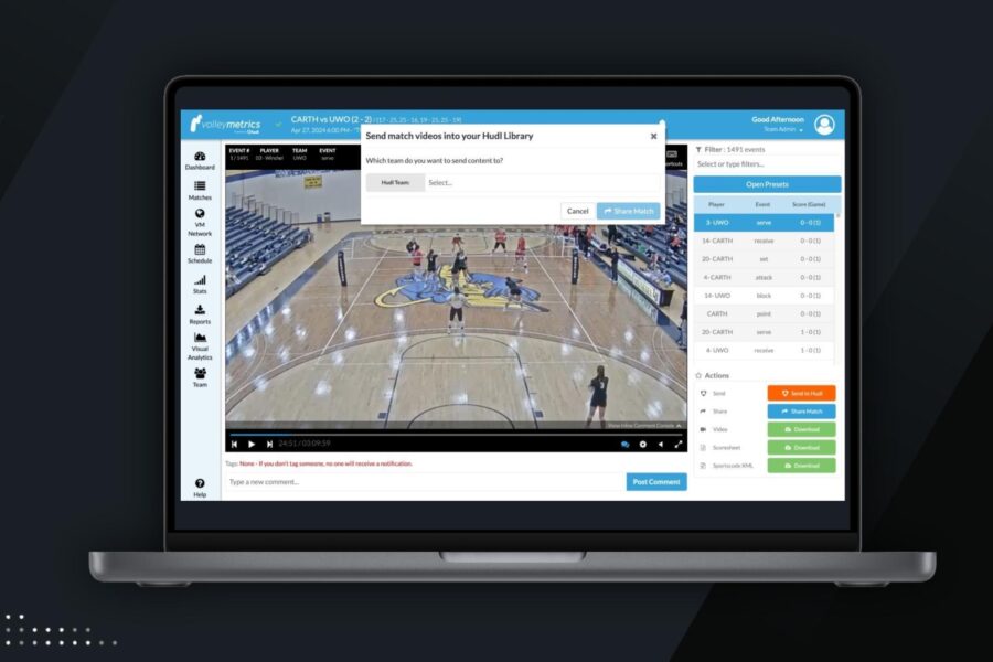 Easier workflows in Volleymetrics are headed your way